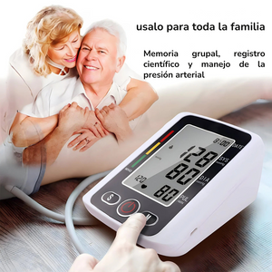 Tensiómetro Digital Automático MediSalud PRO© | Medidor de Presión y Pulso con USB