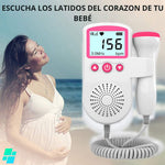 Doppler Fetal PRO Ultrasonido Portátil+GEL Conductor (Escucha los latidos del corazon de tu bebe)