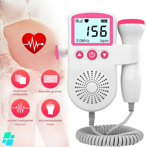 Doppler Fetal Ultrasonido Pro© Monitor De Latidos del corazón de tu bebe durante el embarazo💚