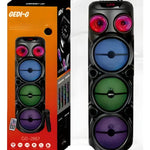🔥 Torre de sonido Gd-2887™  | Triple  PARLANTE de 8 pulgadas Alta Potencia | 18.000W PMPO.