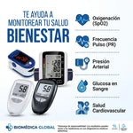 💙 Medisalud Pro™ Combo Médico 3 en 1 – Controla Oxígeno, Glucosa y Presión Arterial Desde Casa