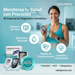 💙 Medisalud Pro™ Combo Médico 3 en 1 – Controla Oxígeno, Glucosa y Presión Arterial Desde Casa