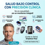 💙 Medisalud Pro™ Combo Médico 3 en 1 – Controla Oxígeno, Glucosa y Presión Arterial Desde Casa