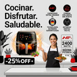 Freidora de Aire NIA® 8 Litros 2400W | Cocina Saludable en Minutos
