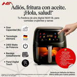 Freidora de Aire NIA® 8 Litros 2400W | Cocina Saludable en Minutos